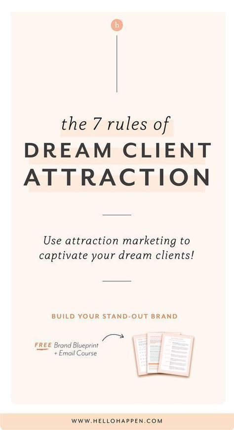 Attracting your dream clients doesn’t have to be complicated, but there are a few rules you should know! Follow all of these rules, and you’ll be attracting your dream clients in no time! // brand strategy / client attraction / attracting the right clients / make more sales / #brandstrategy / #salesstrategy Client Attraction, Attraction Marketing, Dream Clients, Branding Coach, How To Get Clients, Blog Logo, Dream Client, Sales Strategy, Entrepreneur Lifestyle