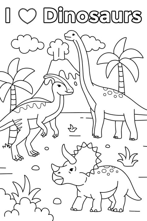 Dinosaur Free Coloring Pages, Dinosaur Alphabet Activities Preschool, Dinosaur Colouring Pages, Dinosaur Coloring Pages Free Printable, Dino Coloring Pages, Dinosaur Crafts Kids, Dinosaur Week, Summer Alphabet, Dinosaur Worksheets