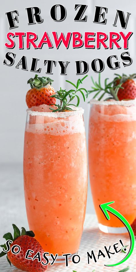 Vodka Strawberries, Vodka Frozen Drinks, Vodka Slushies, Candied Strawberries, Strawberries Recipes, Sour Punch, Slushy Drinks, Frozen Drink Recipes, Strawberry Cocktails