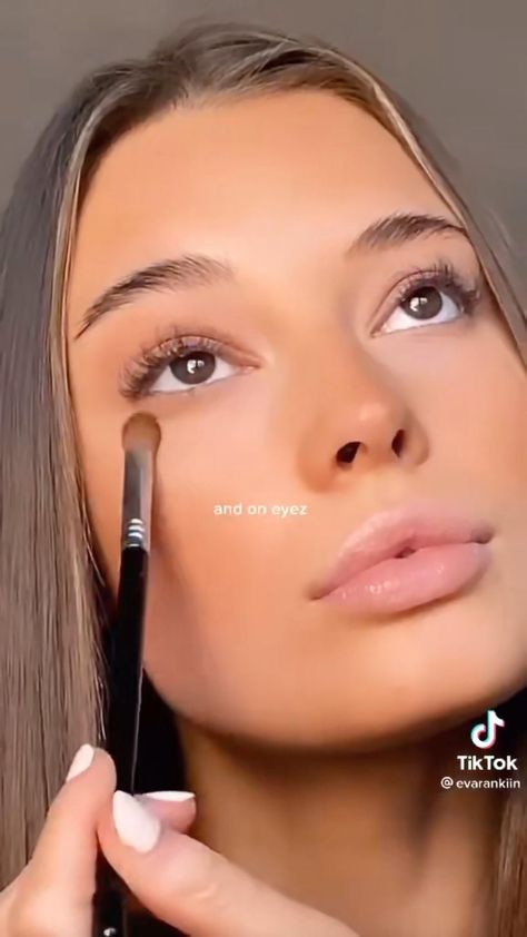 Make Up For Starters, Brunch Makeup Ideas Natural, Everyday Make Up Ideas, Make Up For Everyday, Make Up For Work Natural, Gentle Makeup Natural, 1 Layer Makeup, Influencer Makeup Tutorial, Light Work Makeup