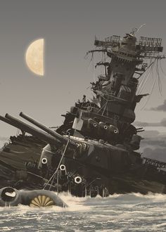 World Of Warships Wallpaper, Yamato Battleship, Model Warships, Navy Art, Star Wars Background, Military Wallpaper, Imperial Japanese Navy, Military Artwork, Military Special Forces