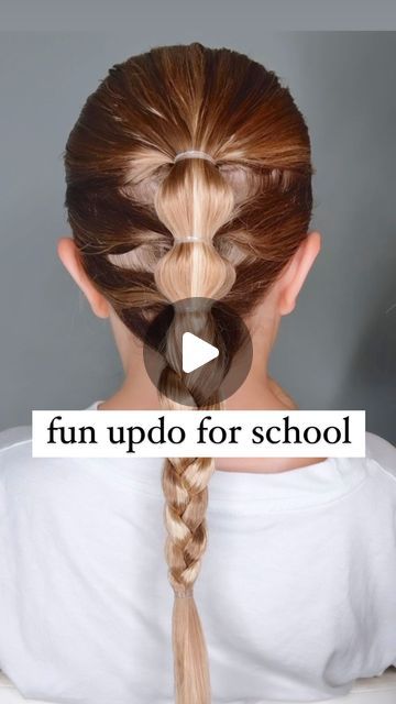 Girls Hair Updos Easy, Easy Back To School Hairstyles For Kids, Dance Hairstyles Dancers, Hairstyle For Back To School, Fun Hair Styles, Hair Styles For Long Hair, Natural Hair Diy, Styles For Long Hair, Natural Hair Mask