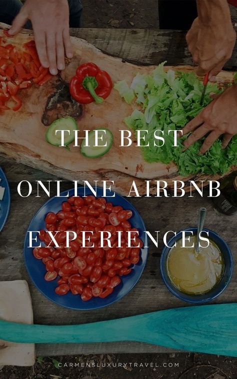 Best Online Airbnb Experiences in 2020 | Quarantine date night ideas | Quarantine fun activities | Quarantine date inspiration Airbnb Experience Ideas, Airbnb Experiences, Date Inspiration, Hangout Ideas, Staycation Ideas, Making Gnocchi, Date Night Ideas, Travel Blogging, Family Cooking