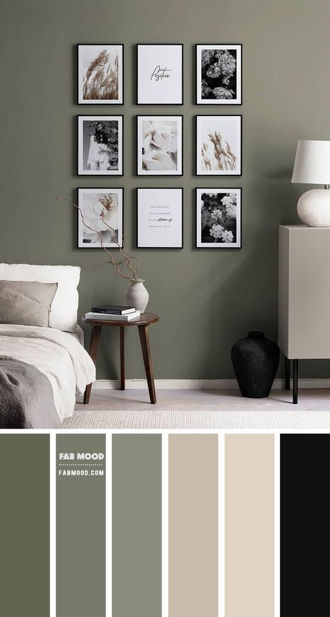 Colour Scheme Bedroom, Bedroom Colour, Bedroom Color Combination, Living Room Ideas Farmhouse, Sage Green Bedroom, Bedroom Wall Colors, Bedroom Decorating Ideas, Bedroom Idea, Room Color Schemes