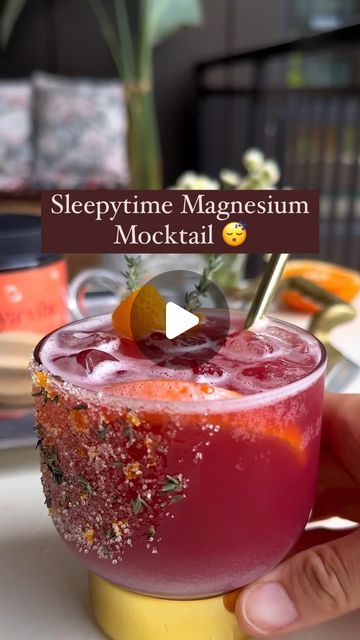 56K views · 4.7K likes | beeya® - natural support for women’s hormones on Instagram: "Sip your way into slumber with our Sleepytime Magnesium Mocktail, infused with our NEW beeyavibe magnesium superblend to support deeper sleep, tart cherry juice to support melatonin (your sleepy hormone) and chamomile tea which has been shown to help reduce insomnia. Say goodbye to restless nights and hello to sweet dreams for balanced hormones and overall well-being 😴💤  Want to learn more about the star ingredient here? ✨ Comment “VIBE” to get our NEW triple magnesium blend!  SLEEPYTIME MAGNESIUM MOCKTAIL Serves: 1 Prep time: 5 mins  Ingredients: ✨⅓ cup strong chamomile tea ✨1 orange wedge + extra peel and zest as garnish ✨1 scoop beeyavibe magnesium ✨⅓ cup tart cherry juice ✨1 tsp maple syrup - option Magnesium Mocktails, Balanced Hormones, Magnesium Powder, Tart Cherry Juice, Orange Wedges, Restorative Sleep, Cherry Juice, Chamomile Tea, Cherry Tart