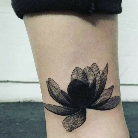 All Black Flower Tattoo, Black Out Tattoo Cover Up, Mini Cover Up Tattoo, All Black Tattoo Cover Up, Cover Tatoos Ideas, Small Tattoo Cover Up, Lotto Tattoo, Small Cover Up Tattoo Ideas, Small Black Tattoo