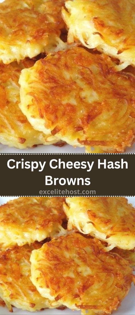 Crispy Cheesy Hash Browns Grated Hashbrown Recipes, Crispy Cheesy Hashbrown Patties, Cheesy Baked Hashbrowns, Refrigerator Hashbrown Recipes, Crispy Cheesy Hashbrowns, Best Hashbrown Recipe, Diy Hashbrowns Easy, Hash Brown Recipes Dinner, Hash Brown Appetizer