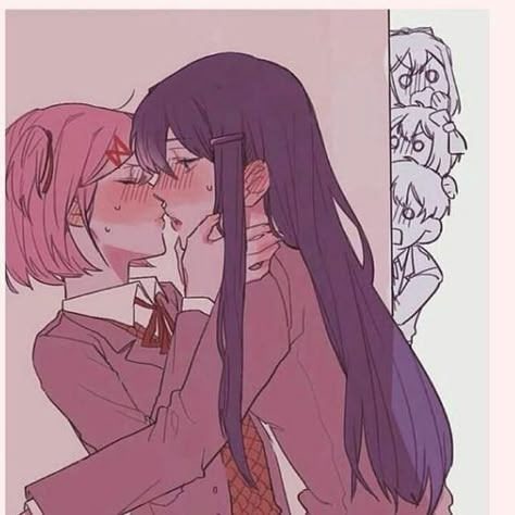 Yuri X Natsuki, Yuri Game, Rattus Rattus, Yuri Ddlc, Oki Doki, Just Monika, Lesbian Art, Yuri Manga, Mad Man