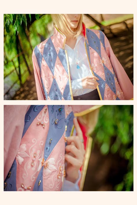 Howl's Moving Castle Clothes, Howl Pendragon Jacket, Howl And Sophie Cosplay, Howls Coat, Howl Outfit, Howl Coat, Howls Jacket, Howl Jacket, Howls Moving Castle Cosplay