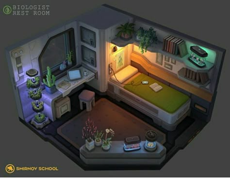 Drawing Room Concept, Futuristic Room, Sci Fi Room, Cyberpunk Room, Futuristic Bedroom, Bohemian Style Inspiration, Room Concept, Spaceship Interior, Rest Room