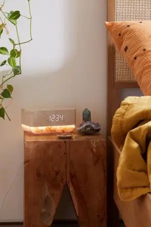 Funky Alarm Clock, Sunrise Alarm, Sunrise Alarm Clock, Himalayan Salt Lamp, Salt Lamp, Rooms Ideas, Himalayan Salt, Decoration Inspiration, Room Accessories