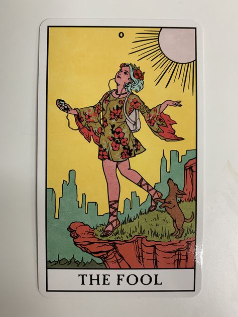 The Fool Aesthetic, Fool Aesthetic, The Fool Tattoo, Fool Tattoo, Tattoo Tarot Card, Modern Witch Tarot Deck, Modern Witch Tarot, Tarot The Fool, Oracle Art