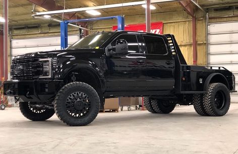 Lifted Diesel Trucks, Sema Truck Builds, Flatbed Dually, F250 Flatbed, F450 Flatbed, Ford F350 Super Duty Dually, F350 Dually, Diesel Pickup Trucks, Welding Rig