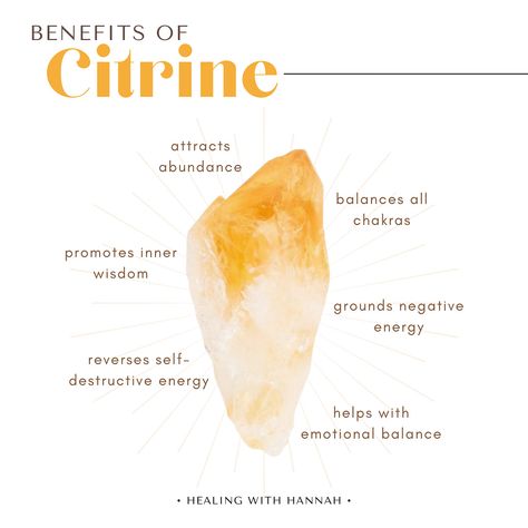 Citrine Crystal Benefits, Citrine Benefits, Citrine Crystal Meaning, Citrine Properties, Crystal Magick, Citrine Meaning, Crystals For Wealth, Natural Crystals Rocks, Crystal Healing Chart