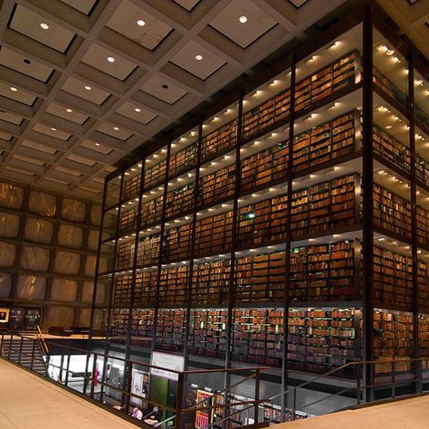 Beinecke Library, Gothic Buildings, Beautiful Library, Library Architecture, Library Aesthetic, Dream Library, Books Library, Book Library, Dream School