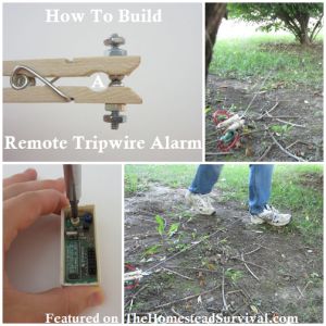 Trip Wire Alarm, Trip Wire, Booby Traps, Perimeter Security, Doomsday Prepping, Survival Ideas, Survival Stuff, By Any Means Necessary, Survival Techniques