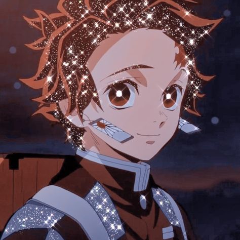 Tanjiro Aesthetic, Tanjiro Pfp, Demon Slayer Aesthetic, Green Pfp, Slayer Aesthetic, Tanjiro Icon, Kamado Siblings, Aesthetic Glitter, List Of Anime