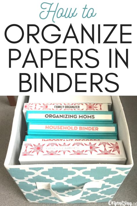 Paperwork Organization, Organize Papers, Home Organization Binders, Paper Clutter Organization, Organizing Paperwork, Home Binder, Paper Clutter, Organizational Ideas, Organization Ideas For The Home