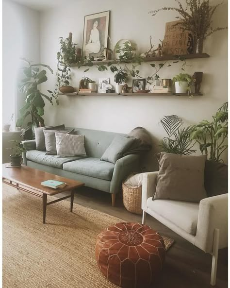 Decor Above Couch, Above Couch Decor, White Walls Living Room, Wall Shelves Living Room, Home Gel Nails, Floating Shelves Living Room, Shelf Decor Living Room, Living Room Plants, Shelves Ideas