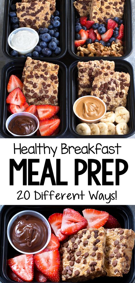 Breakfast Meal Prep Recipes, Super Healthy Breakfast, Healthy Breakfast Meal Prep, Meal Prep Snacks, Breakfast Prep, Healthy Lunch Meal Prep, Meal Prep Recipes, Healthy Breakfast Recipes Easy, Breakfast Meal