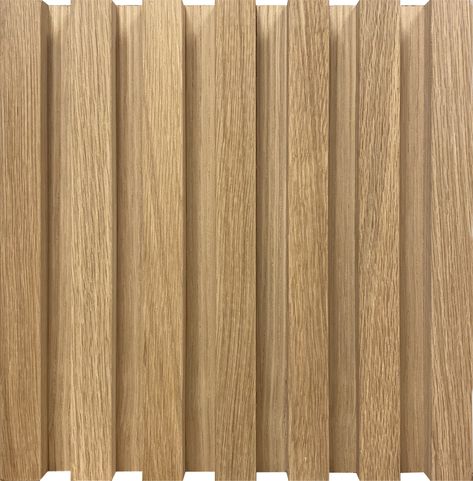 Slatted Panel in White Oak Unfinished Slatted Wood Wall, Slat Wall Paneling, Wood Wall Panel, Wood Slat Wall, Oak Panels, Up House, Designer Drapes, Wood Panel Walls, Slat Wall