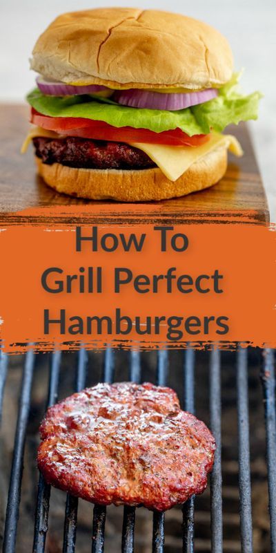 Perfect Grilled Burgers, Grilled Hamburger Recipes, Weber Kettle Grill, Bbq Hamburgers, Burger Homemade, Perfect Hamburger, How To Cook Hamburgers, Barbecue Burgers, Grilled Burger Recipes