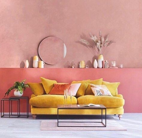 Pink Room Design, Yellow Kitchen Designs, Yellow Furniture, Yellow Sofa, Yellow Home Decor, Yellow Room, Yellow Living Room, Yellow Interior, Yellow Decor