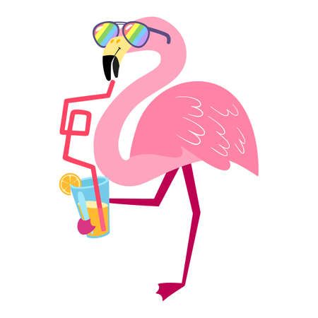 Flamingo With Sunglasses, Flamingo Facts, Flamingo Clip Art, Flamingo Drink, Flamingo Vector, Flamingo Graphic, Pink Flamingos Birds, Flamingo Float, Fancy Flamingo