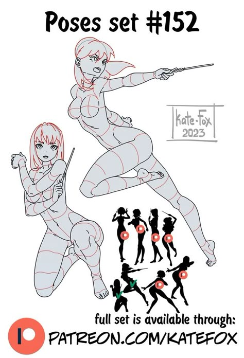 Magical Girl Posing Reference Drawing, Magic Book Reference, Kate Fox Poses Set, Magical Girl Poseing, Katefox Poses, Magical Girl Poseing Reference, Magic Wand Pose Reference, Pofi Create - Art Pose & Paint, Casting A Spell Pose