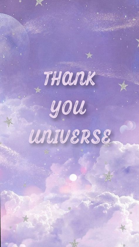 Universe Wallpaper Iphone, Manifesting Miracles, Thank You Wallpaper, Iphone Wallpaper 10, Universe Quotes Spirituality, Universe Wallpaper, Grateful Quotes, Vision Board Collage, Positive Quotes Wallpaper