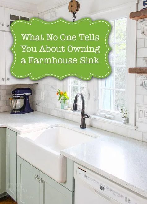 Sink Diy, Farmers Sink, Romantic Kitchen, Cast Iron Sink, Farmhouse Sinks, Fireclay Farmhouse Sink, Farmhouse Cabinets, Kitchen Sink Design, Stainless Sink