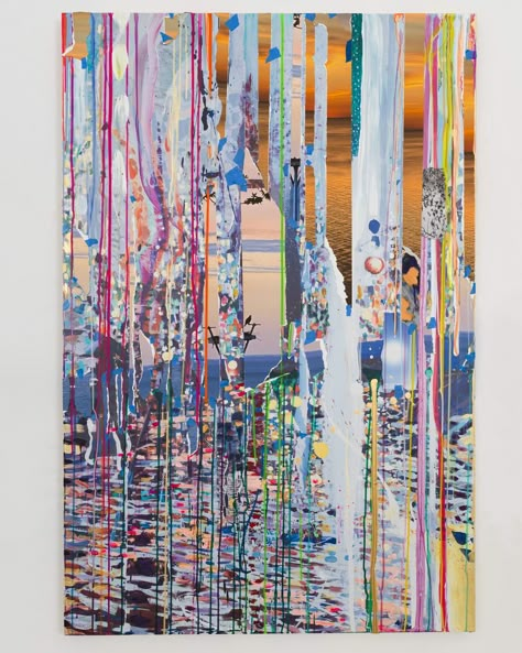 Sarah Sze, Perfect Likeness, 2020 | Tanya Bonakdar Gallery Sarah Sze, Encaustic Mixed Media, Carnegie Museum Of Art, Walker Art Center, Institute Of Contemporary Art, Family Painting, Paint Acrylic, A Level Art, Museum Of Contemporary Art