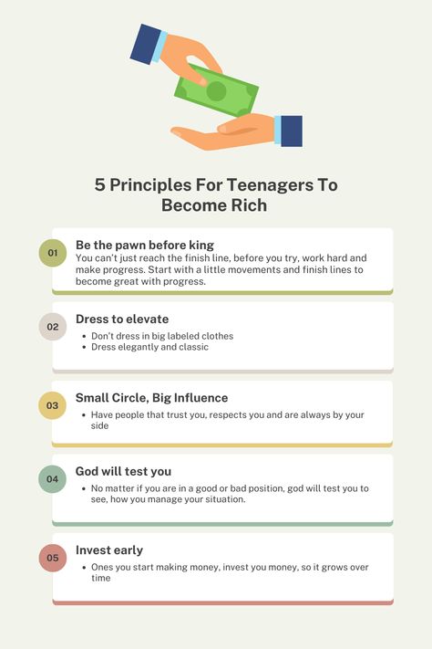 How To Make Money As A Teenager How To Get Rich At A Young Age, How To Become Rich As A Teen, How To Become Rich At A Young Age, How To Get Rich As A Teen, How To Get Rich In Your 20s, Rich Tips, Smart With Money, Ways To Become Rich, Rich And Successful