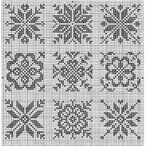 Scandinavian Cross Stitch Patterns, Snowflake Cross Stitch, Cross Stitch Gallery, Crochet Patterns Filet, Norwegian Knitting, Hello Kitty Crochet, Cross Stitch Geometric, Fair Isle Knitting Patterns, Pola Kristik