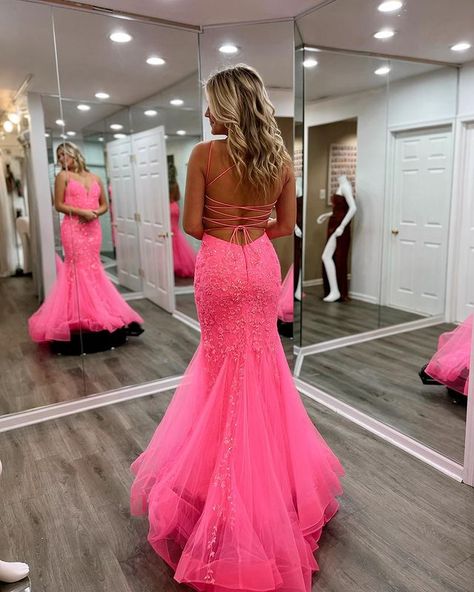 All Posts • Instagram Prom Dresses Coral Pink, Pink Fishtail Prom Dress, Coral Pink Prom Dress, Pink Tight Prom Dresses, Prom Dresses 2024 Pink, Bright Pink Prom Dresses, Neon Pink Prom Dress, Prom Dresses Coral, Pink Sequin Prom Dress