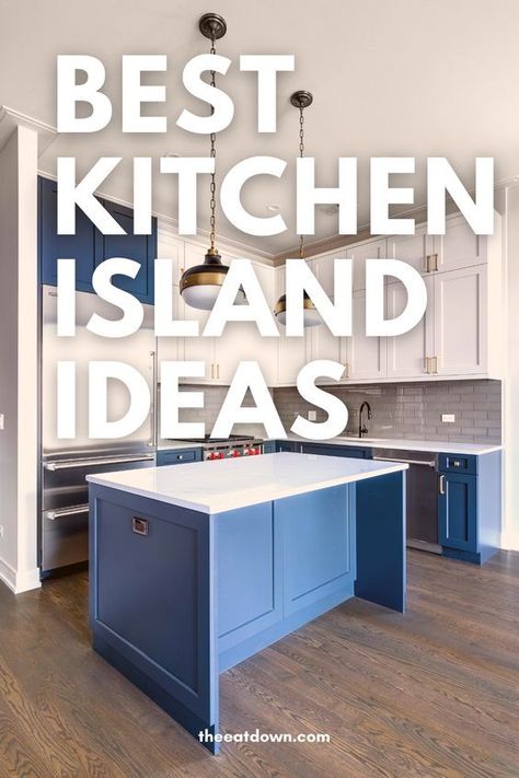 Best Kitchen Island, Narrow Kitchen Island, Island Makeover, Kitchen Island Makeover, Kitchen Layouts With Island, Kitchen Island Storage, Island Storage, Kitchen Island With Sink, Kitchen Island Cabinets