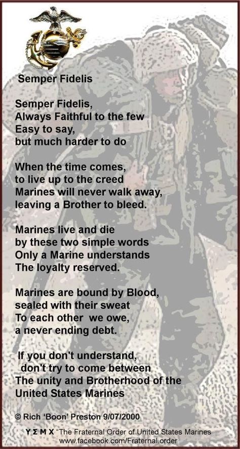 Marine Corps Poems And Quotes by @quotesgram Marine Corps Quotes, Marine Quotes, Usmc Mom, Proud Marine Mom, Usmc Quotes, Marine Tattoo, Marines Corps, Once A Marine, Usmc Veteran