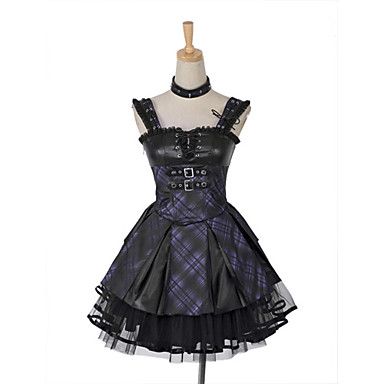 Punk Lolita  Dress Punk Dresses, Mode Tips, Punk Dress, Gothic Clothes, Goth Dress, Estilo Punk, Gothic Outfits, Goth Outfits, Alternative Outfits