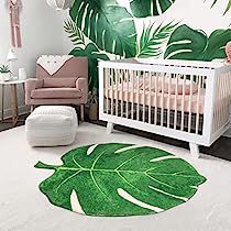 Check this out! Palm Leaf Nursery, Polynesian Nursery, Rainforest Nursery Theme, Tropical Kids Room, Lilo And Stitch Nursery, Boho Farmhouse Classroom Decor, Tropical Baby Nursery, Boho Farmhouse Classroom, Jungle Playroom