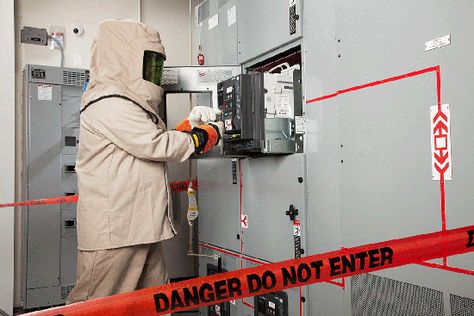 Arc-flash protection suit Safety Audit, Fire Sprinkler System, Arc Flash, Electrical Code, Risk Assessment, Fire Sprinkler, Electrical Work, Workplace Safety, Electrical Safety