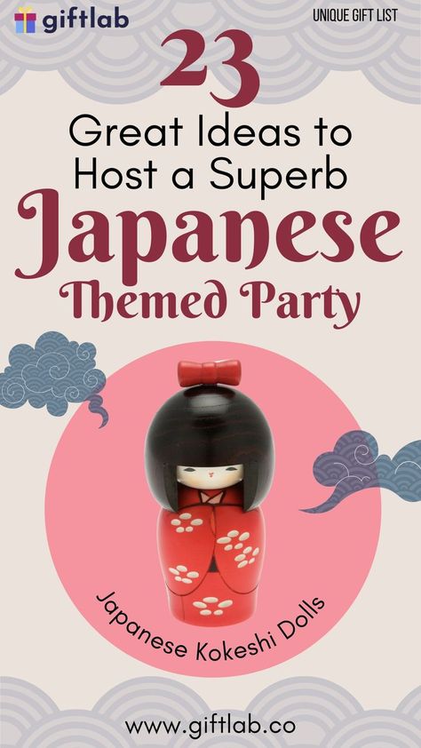 23 Superb Ideas To Host a Great Japanese Themed Party Japanese Wedding Shower Ideas, Kanreki Party Ideas, Japanese Bachelorette Party, Japanese Party Food Ideas, Japanese Hibachi Party Decorations, Japanese Party Decorations Ideas, Samurai Theme Party, Japanese Birthday Party Decorations, Yakudoshi Party Ideas