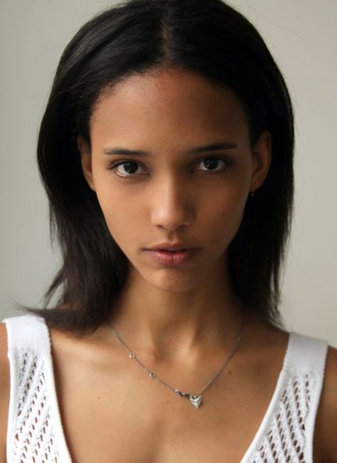 Cora Emmanuel - Model Profile - Photos & latest news Model Profile, Face Goals, Slim Neck, Girl Goals, Curly Wavy Hair, Long Eyelashes, Human Faces, Thick Eyebrows, Modeling Agency