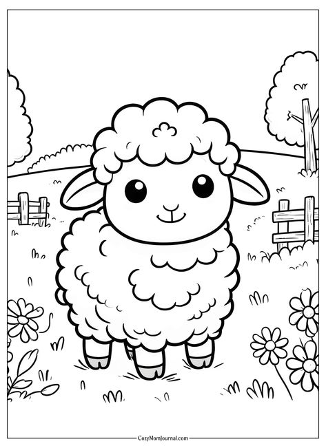 Easy Coloring Pages For Kids, Peacock Coloring Pages, Zoo Animal Coloring Pages, Sheep Drawing, Farm Coloring Pages, Cow Coloring Pages, Turkey Coloring Pages, Farm Animal Coloring Pages, Kids Animals