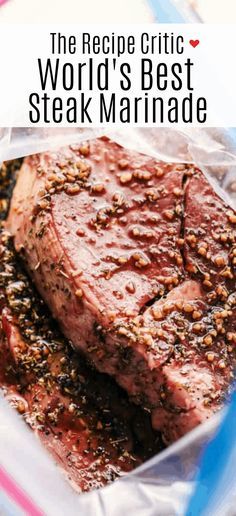 Steak Strip Marinade, New York Strip Steak Marinade Easy, New York Strip Marinade, New York Steak Marinade, Strip Steak Marinade, Marinate Steak, Marinade Steak, Steak Marinade For Grilling, Easy Steak Marinade Recipes