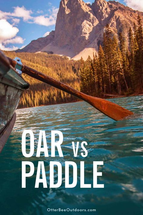 Rowing versus paddling, when to use an oar vs paddle... blade shape, weight and materials, performance and speed, and cost differences. Oars and paddles are two different tools used for a variety of water activities. Drip Ring, Rowing Oars, Carbon Fiber Composite, Jon Boat, Canoe And Kayak, Row Boat, Water Activities, Small Boats, Rowing