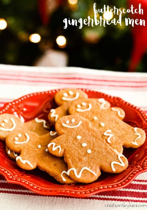 Gingerbread Cookies With Butterscotch Pudding, Gingerbread Cookies Butterscotch Pudding, Butterscotch Gingerbread Cookies, Gingerbread Cookies Easy, Easy Christmas Sweets, Christmas Oreo Balls, Christmas Cutout Cookie Recipe, Snowman Sugar Cookies, Gingerbread Men Ornaments