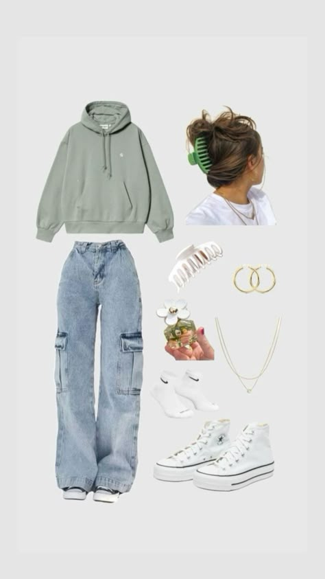 Casual Preppy Outfits, Trendy Outfits For Teens, Outfit Inspo Casual, Cute Preppy Outfits, School Clothes, Outfits For School, School Fits, Cute Everyday Outfits, Day Outfits