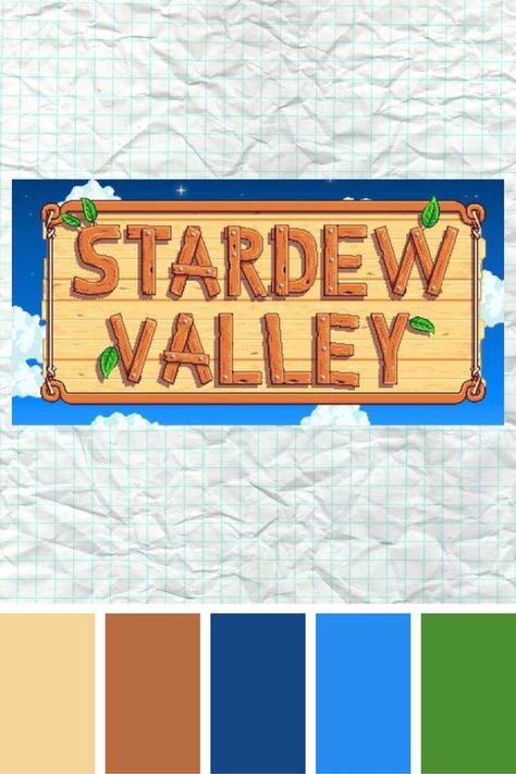 Stardew Valley Themed Birthday Party, Stardew Valley Birthday Party Ideas, Stardew Valley Illustration, Stardew Valley Themed Party, Stardew Valley Color Palette, Stardew Valley Party Ideas, Stardew Valley Bundles, Stardew Wedding, Stardew Valley Birthday Party