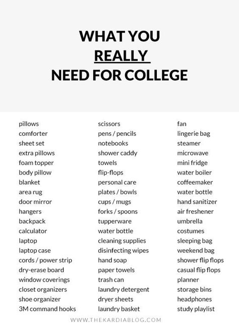 College Dorm Checklist, Dorm Room Checklist, Dorm Checklist, College Necessities, College Packing Lists, College Checklist, Room Checklist, College Things, College Dorm Ideas