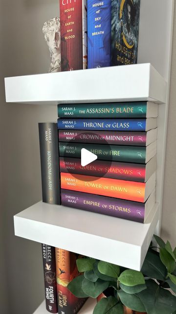 How To Style Books, Billy Bookcase Styling, Book Storage Ideas, Lack Shelf, Ikea Lack Shelves, Ikea Bookshelves, Crown Of Midnight, Ikea Lack, Bookcase Styling